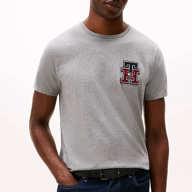 Tommy Hilfiger Men's Textured Monogram T-Shirt