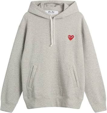 COMME des GARÇONS PLAY Heart Patch Cotton Hoodie