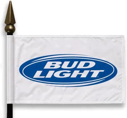 Bud Light Flag: Bud Light 4"x6"
