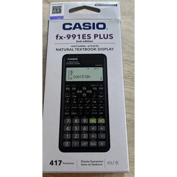 Casio FX-991ES Plus-2nd Edition Scientific Calculator Trigonometrical Statistics - New Office