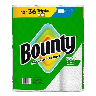 Bounty Paper Towels Select-A-Size
