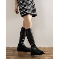 TALANTON by DIANA Thick-soled stretch long boots
