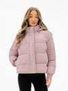 Buy Blakely Womens Purple Multiway Puffer Coat 2 | Free delivery on orders over $199 – Blakely Clothing US