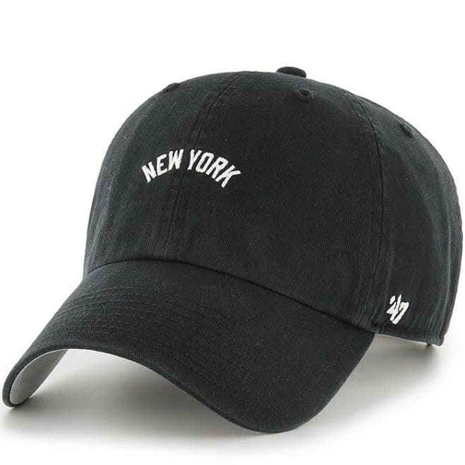 47 Brand New York Yankees Base Runner Script Edition Strapback Cap
