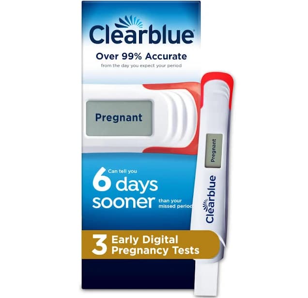 Clearblue Early Digital Pregnancy Test 3-Pack | Early Detection