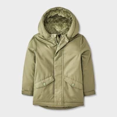 Cat & Jack Toddler Boys' Cozy Lined Playground Parka Jacket