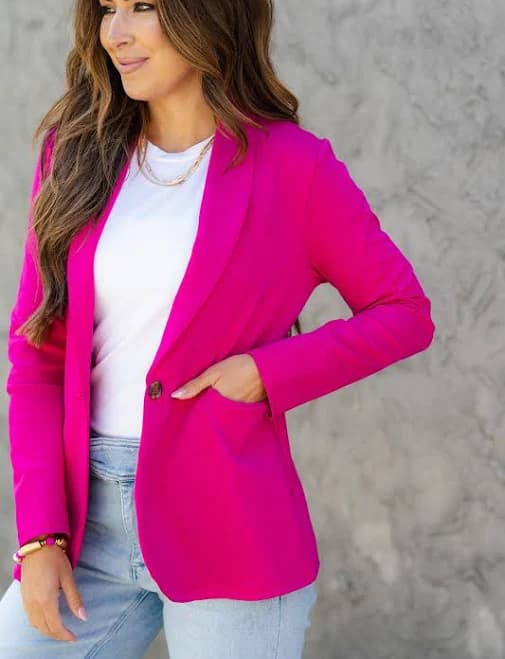 Single Button Blazer