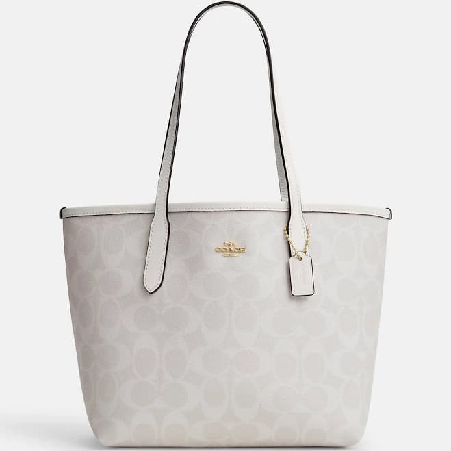 Coach Women's Mini City Tote in Signature Canvas