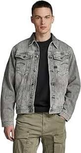 G-STAR Arc 3D Trucker Denim Jacket, Faded Carbon, X-Small at Amazon Men's Clothing store