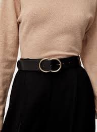 Amazon.com: Beautiful Nomad Women's Casual PU Leather Belt for Jeans Dress Waist Belts with Double O-Ring Buckle : Clothing, Shoes & Jewelry