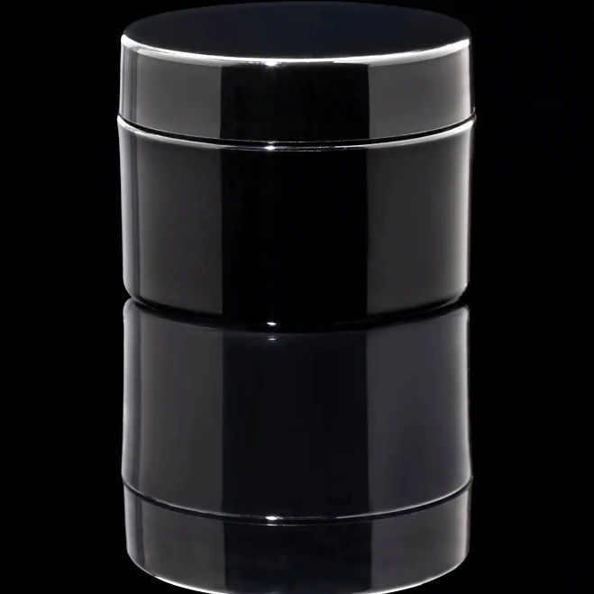 PCR PP 30ml Black Cosmetic Jar | Cosmetic Packaging Now
