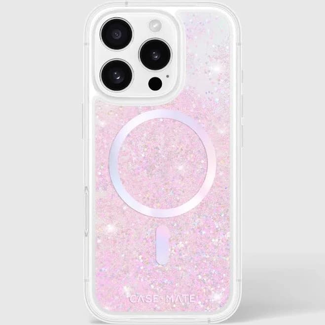Case-Mate Soap Bubble Waterfall MagSafe Compatible Case for Apple iPhone 16 Pro