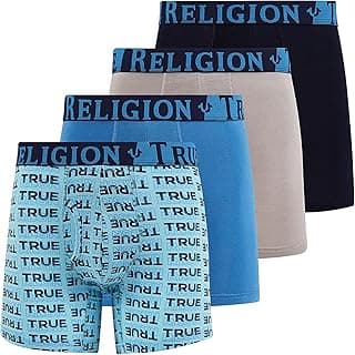 Mens Underwear 4 Pack Stretch Modal Boxer Briefs for Men