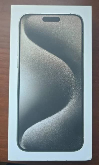Iphone 15 Pro Max Retail Box