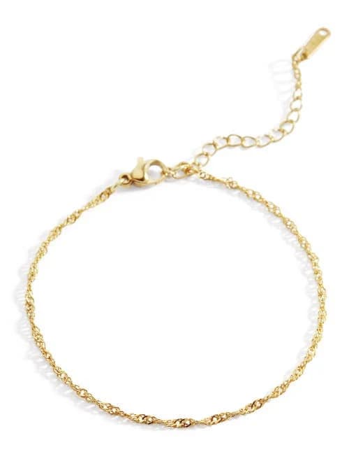 Mint & Lily Women's Singapore Twist Bracelet