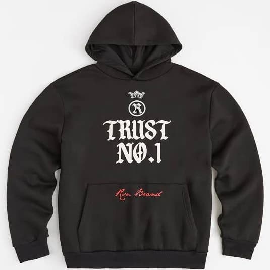 Bonton Trust No 1 Front and Back Print Hoodie