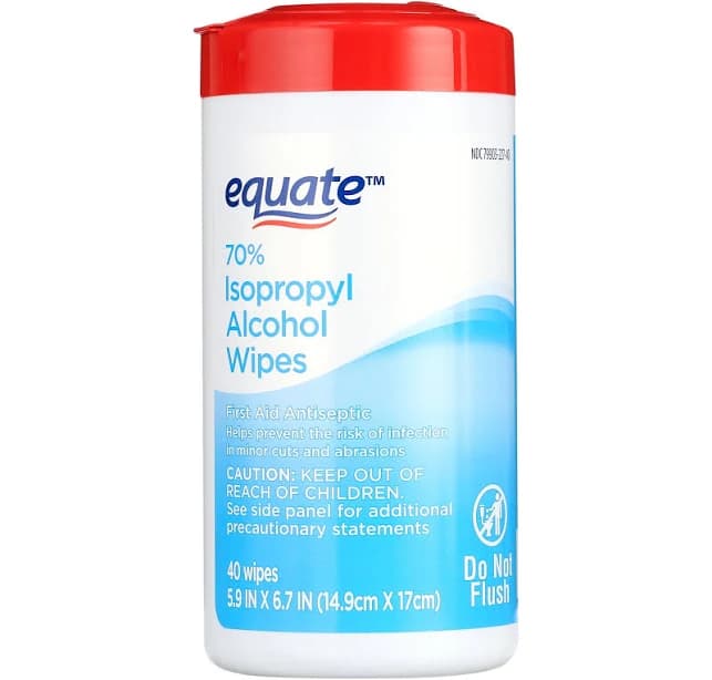 Equate Alcohol Wipes