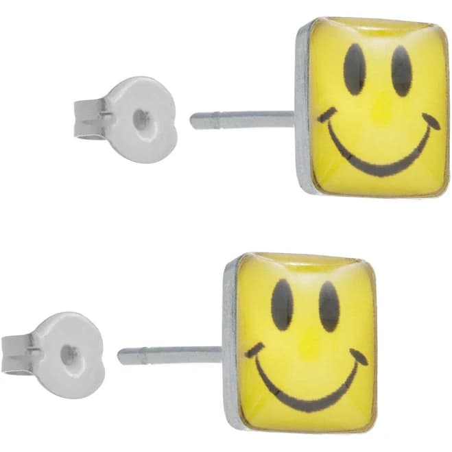 Smile Stud Earrings