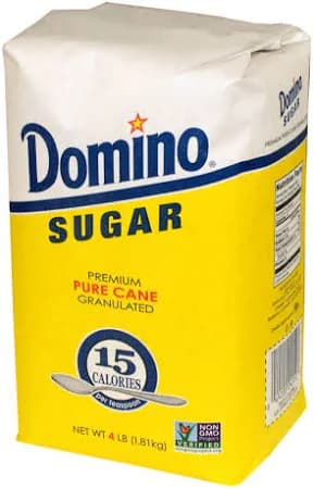 Domino Pure Cane Granulated Sugar, 4 pound -- 10 per case