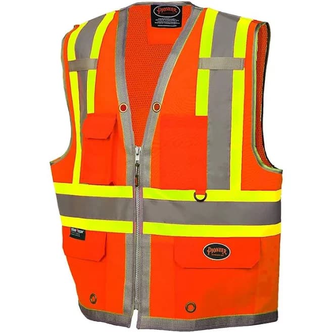 Pioneer 300D Oxford Polyester Mesh Back Surveyor Vest