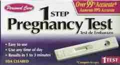 Personal Care Pregnancy Test