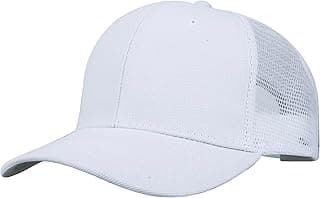 Mesh Trucker Baseball Cap Snapback Hat Structured Front Panel