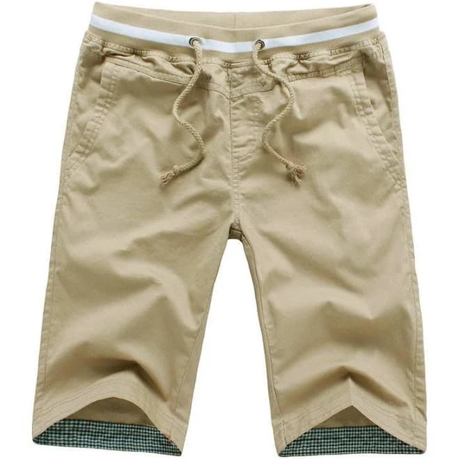 West Louis Men's Cotton Knee-Length Shorts