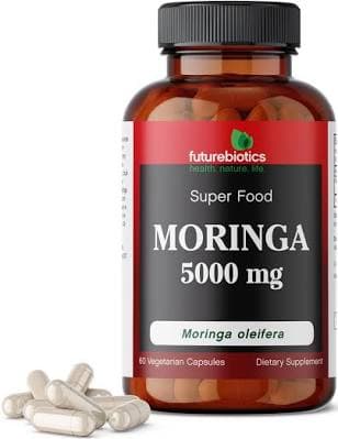 Futurebiotics Moringa 5000 Mg 120 Vegetarian Capsules