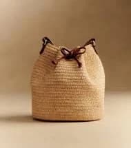 Farrow Sézane Raffia Bag