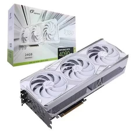 Colorful RTX 4090 Vulcan OC 24gb 384bit Graphics Card White, Size: 348.5 * 159.5 * 70.4mm