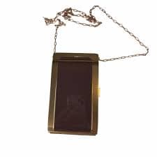 Zimmermann NWT Zimmermann Chocolate Enamel Cigarette Case Bag Gold Meta | Grailed