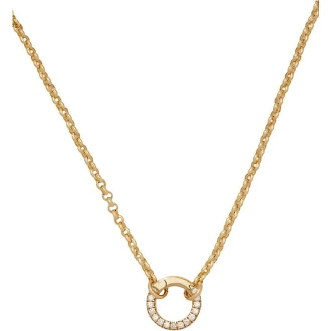 made by mary Rolo Charm Necklace with Link Lock