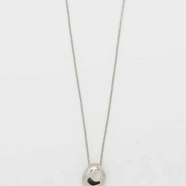 Mini Silver Orb Necklace