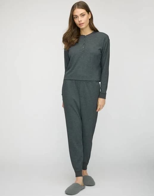 Kit and Ace Women's Waffle Lounge Set
