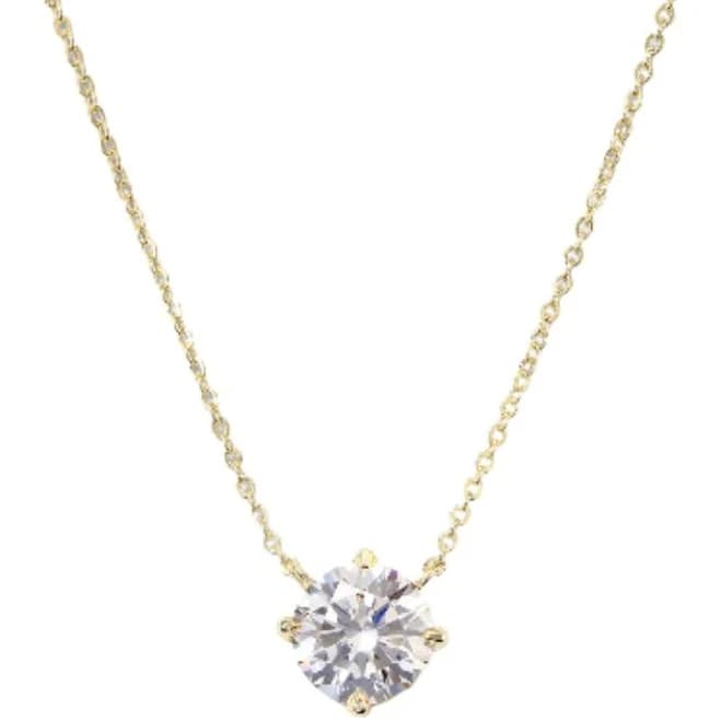 Round Solitaire Necklace