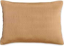 Amazon.com: Home Reflection 14" x 20" Pleated Gold Dust Decorative Pillow : Home & Kitchen