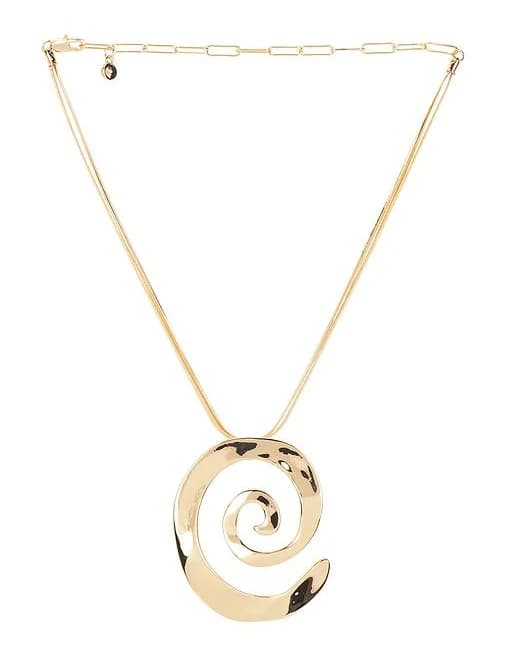 Ettika Aura Swirl Pendant Necklace