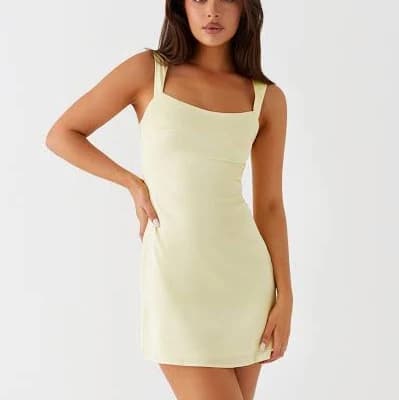 Odette Satin Mini Dress