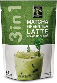 Ranong Tea Matcha Green Tea Latte Instant Drink Mix 8 Sachets