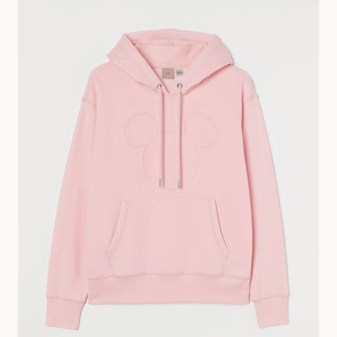 H&M Tops | H&M Mickey Mouse Light Pink Hoodie | Color: Pink | Size: Xs | Nayeliguzman23's Closet