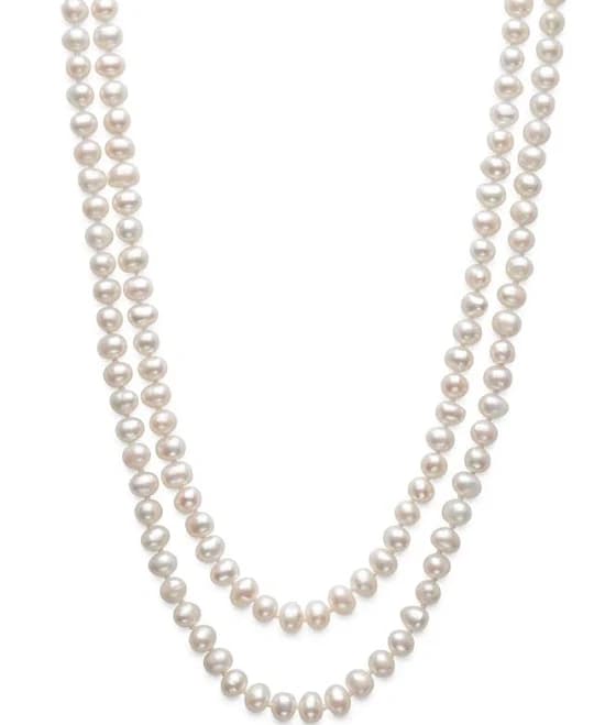 Belle de Mer Sterling Sliver Cubic Zirconia Necklace