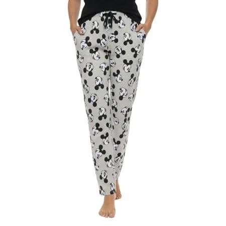Disney Women's Mickey Mouse Cotton Pajama Pants