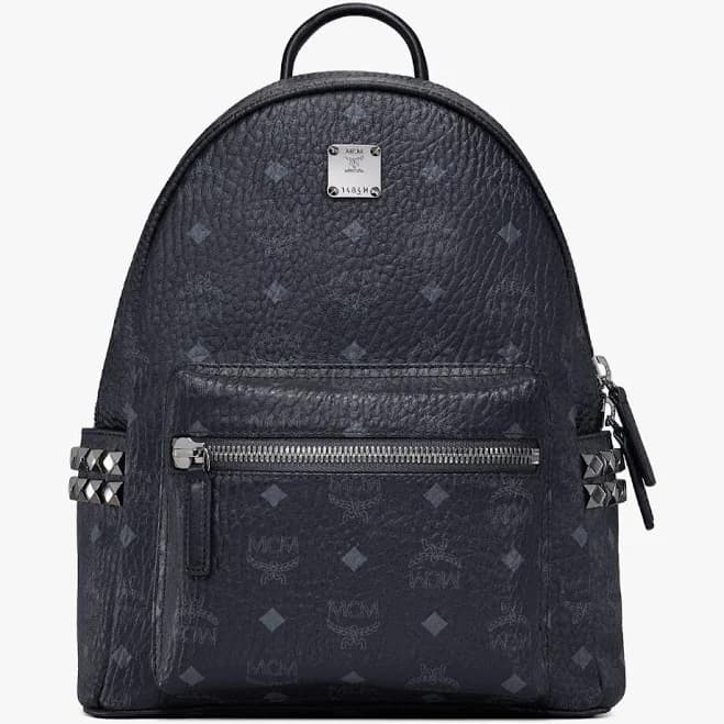 MCM Stark Side Studs Backpack in Visetos