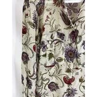 Vintage 80s Womens 4 Floral Sheer Balloon | Mercari