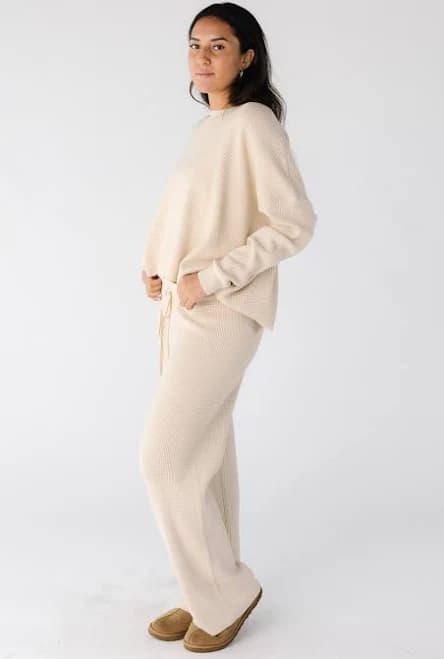 Tea N Rose Out for Fun Sweater Pant Set