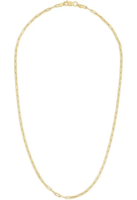 Sterling Silver Paperclip Chain Necklace