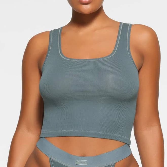 SKIMS Women's Cotton Rib Tank