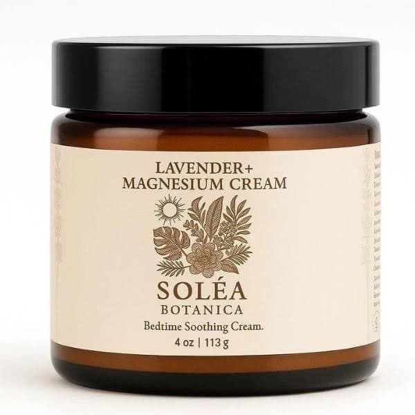 Solea Bedtime Soothing Magnesium + Lavender Cream 4oz