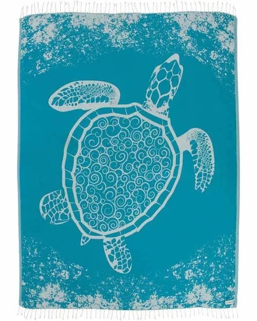 Sand Cloud Crush Turtle XL Extra Large Turkish Beach Towel