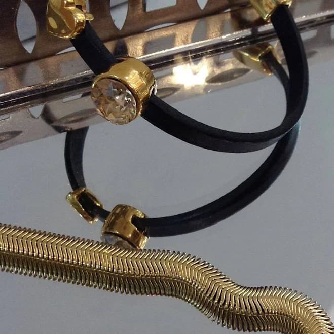 18K Gold Minimalist Snake Choker Necklace